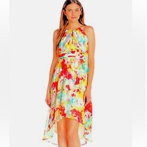 Sangria, size 10, high-low dress, EUC